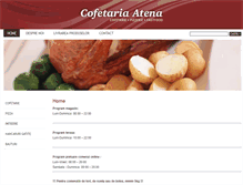 Tablet Screenshot of cofetaria-atena.ro